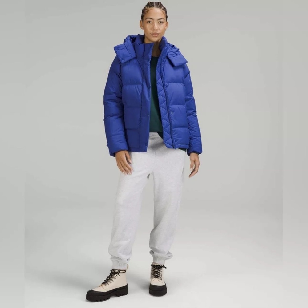 NWT Lululemon Wunder Puff Jacket Psychic Blue PSYH Size 12